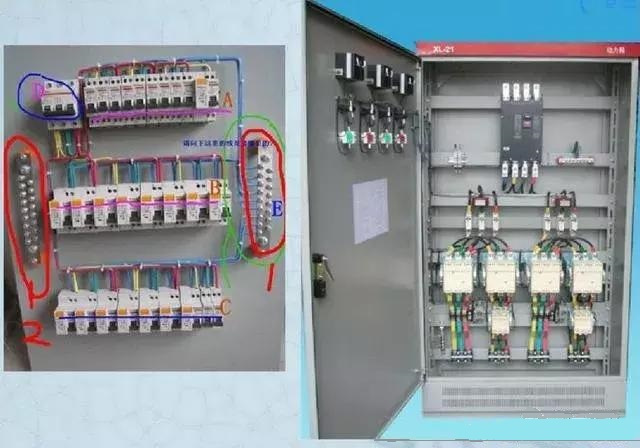 詳細(xì)說明了電氣設(shè)計中配電箱配電柜的接線圖。