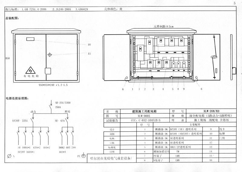 較完整的施工現場臨時用電配電箱(機柜)標準化配置圖集！