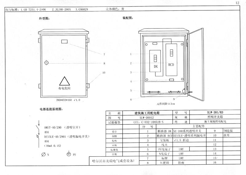 從變壓器到配電箱！臨時電源線連接和配電箱配置標準圖！