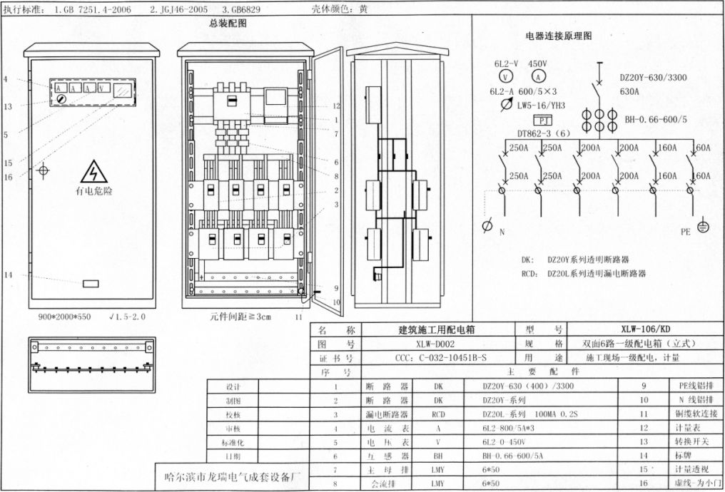 標準化示例|如何配置施工現場臨時用電配電箱(機柜)?