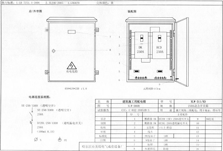 標準化示例|如何配置施工現場臨時用電配電箱(機柜)?